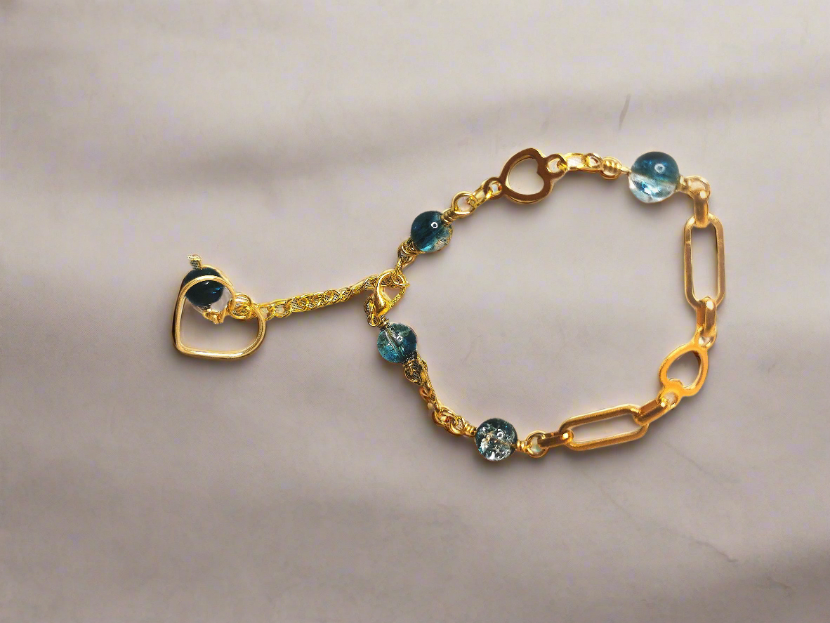 Ocean Blue Love Bracelet