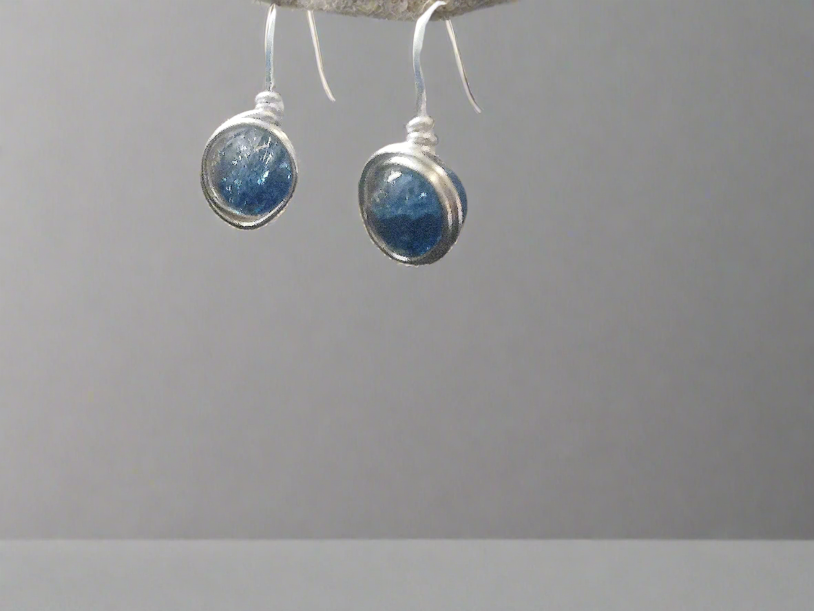 Deep Sea Silver earrings