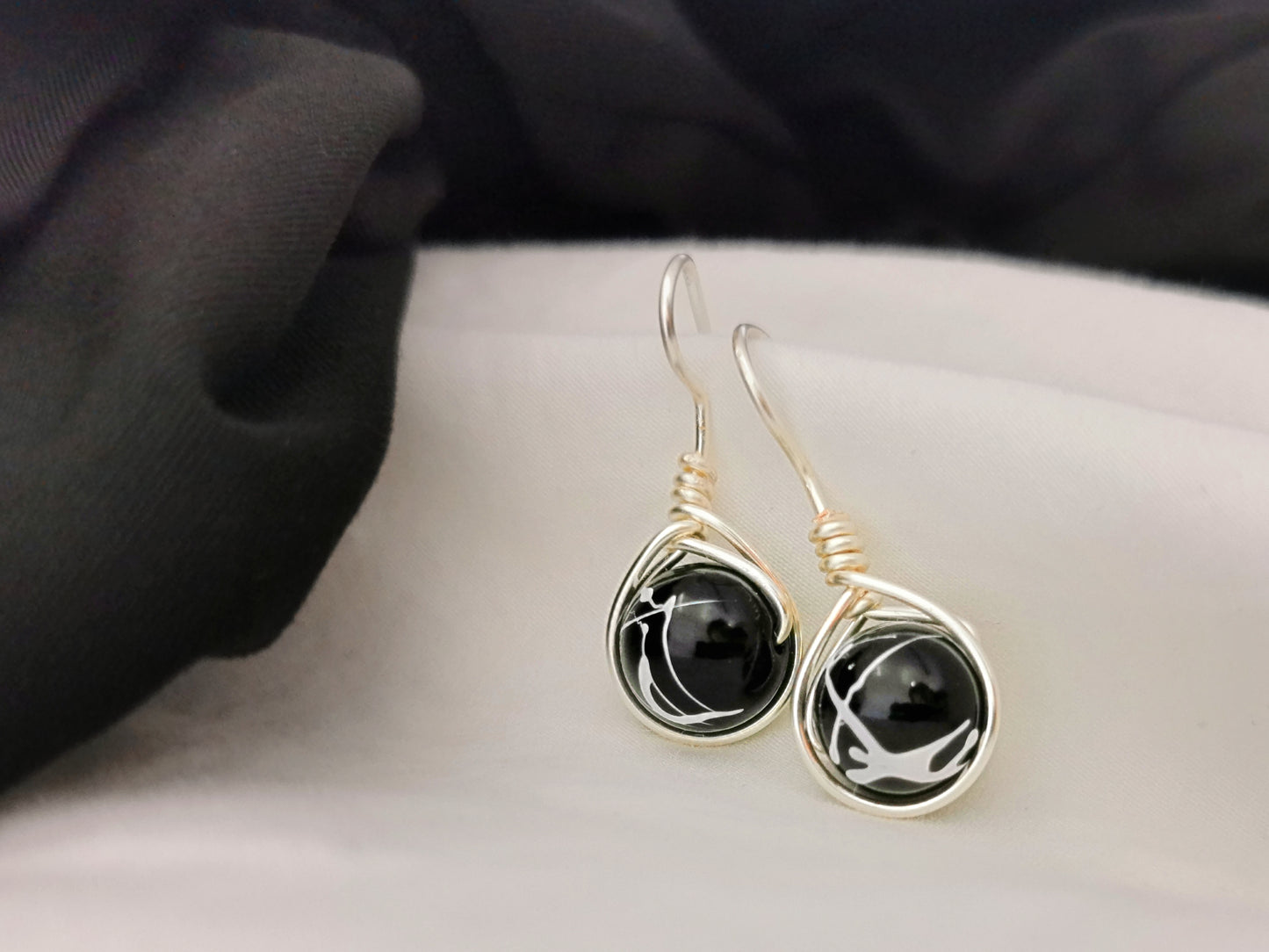 Midnight Orbit Earrings