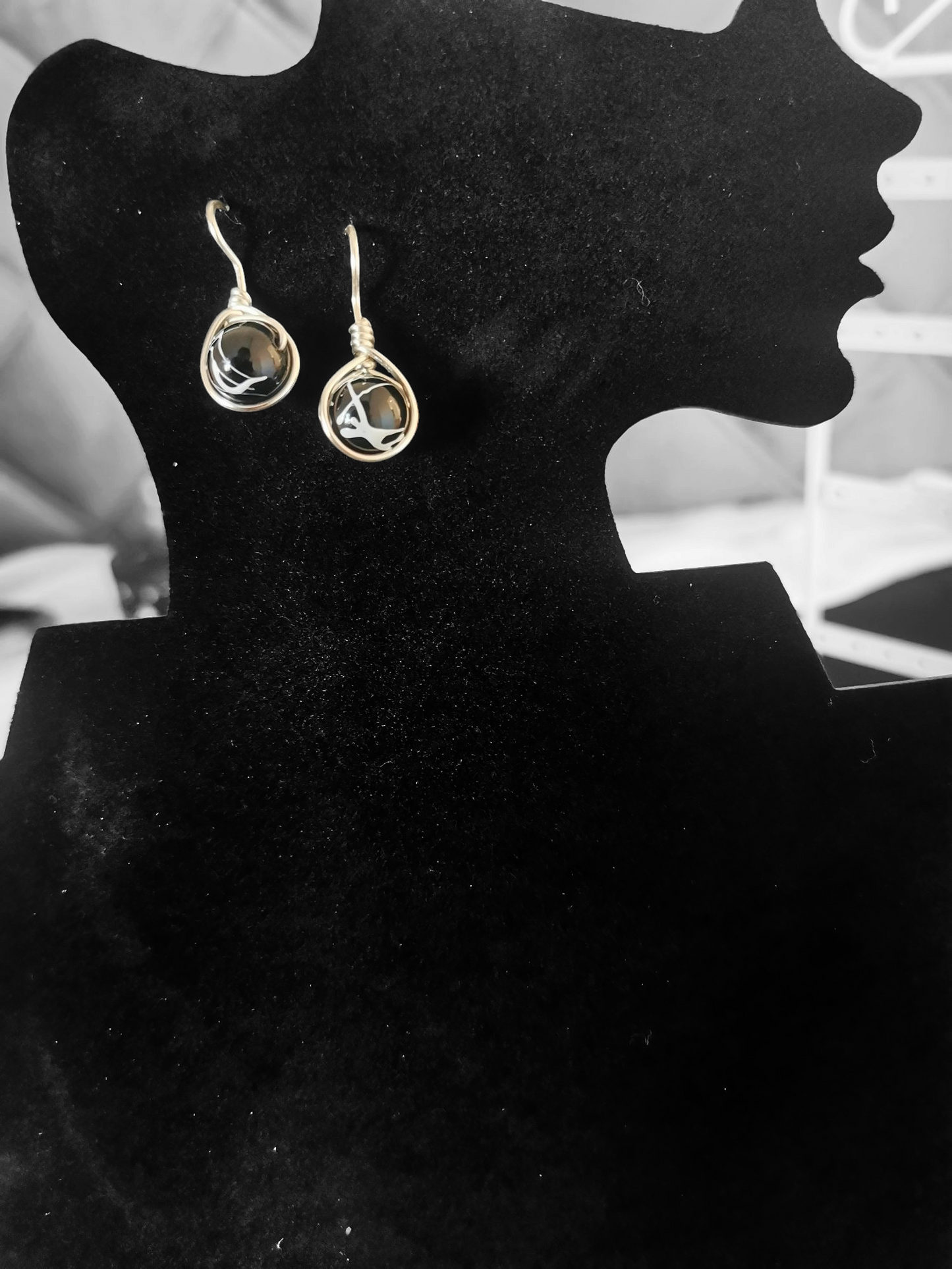 Midnight Orbit Earrings